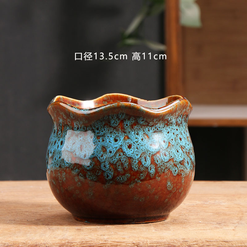 群生多肉花盆大口径陶盆