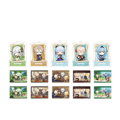 留影叙佳期角色立牌收藏卡套组