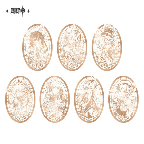 原神周年庆典系列镜面徽章