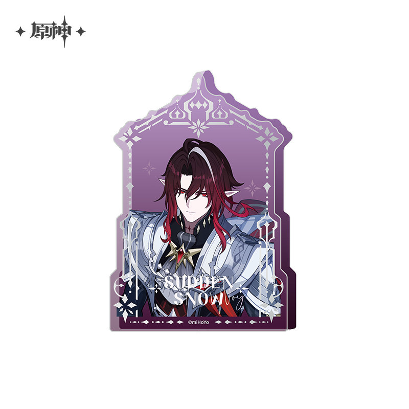 thumbnail for [Genshin Official] "Sudden Snow" Series Merchandise Thick Acrylic Figurine Genshin