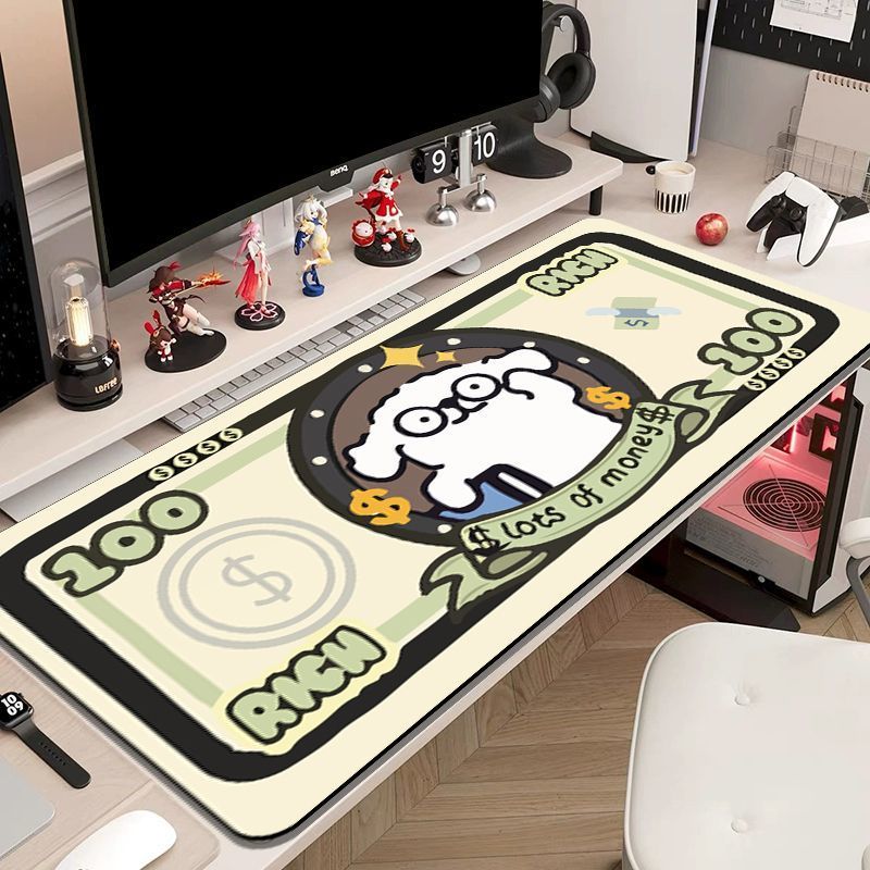 鼠标垫超大号电竞超级玛丽元电脑键盘男女生办公室创意防滑桌垫子