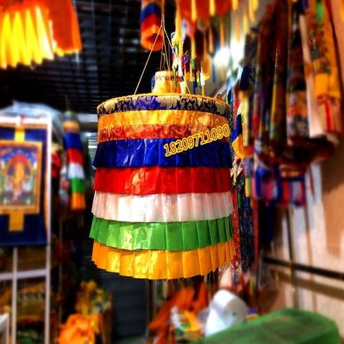 藏式风格装饰纯手工藏式面天棚挂帘定做