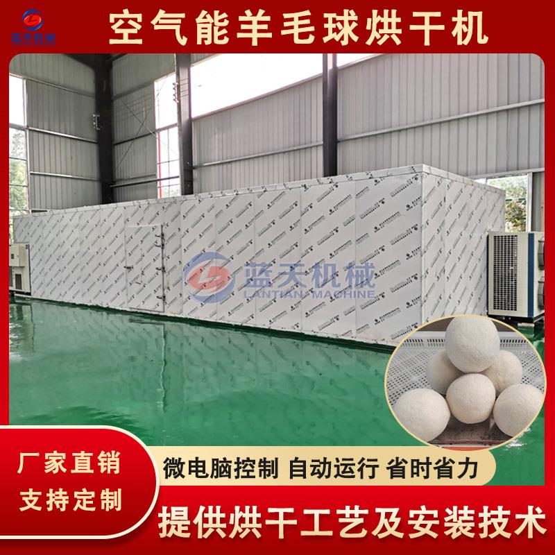 羊毛球烘干机 防缠绕洗衣球脱水烘干房 空气能防皱球智能烘干设备