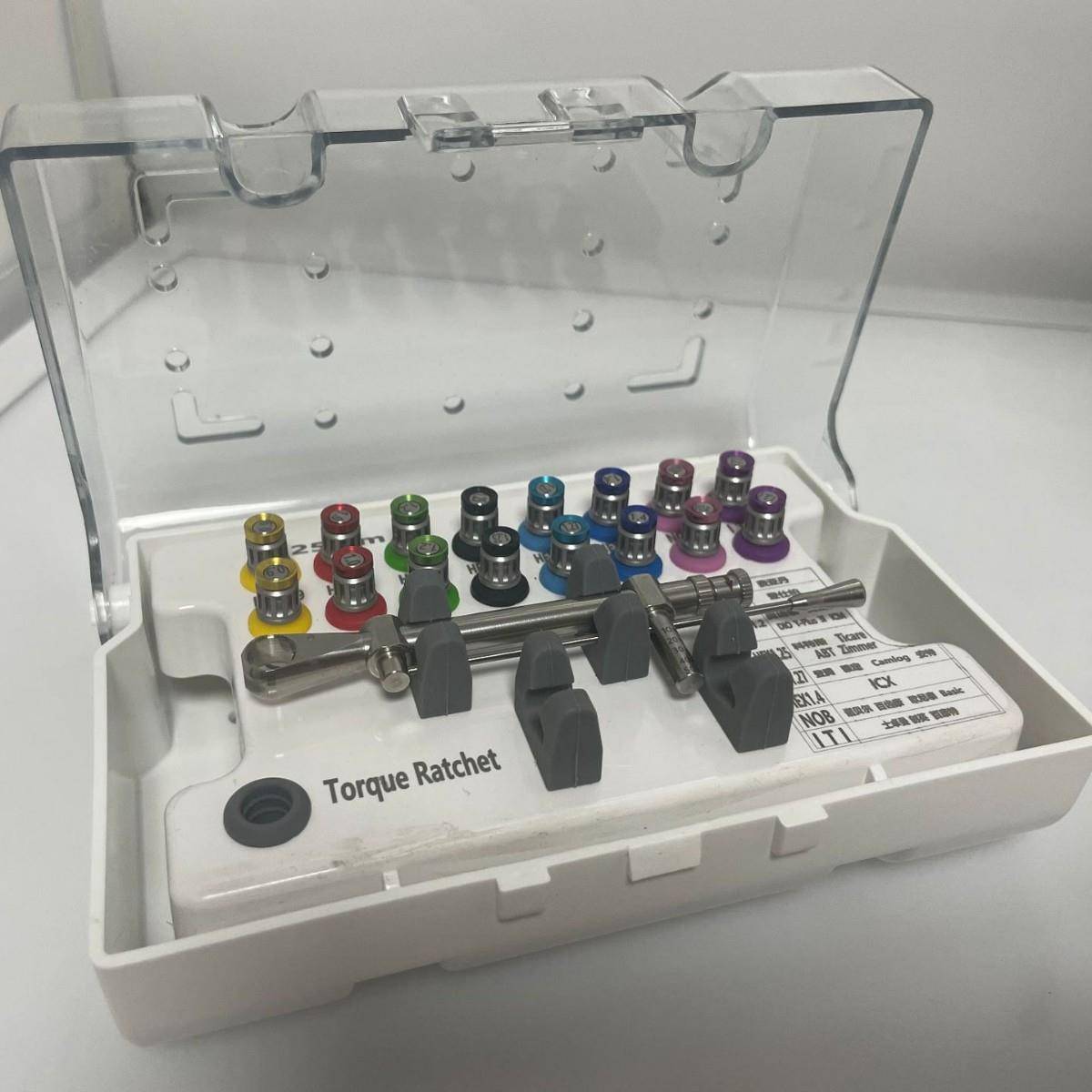 牙科万能种植修复工具盒二期螺丝刀手动扭力扳手奥齿泰ITI图片