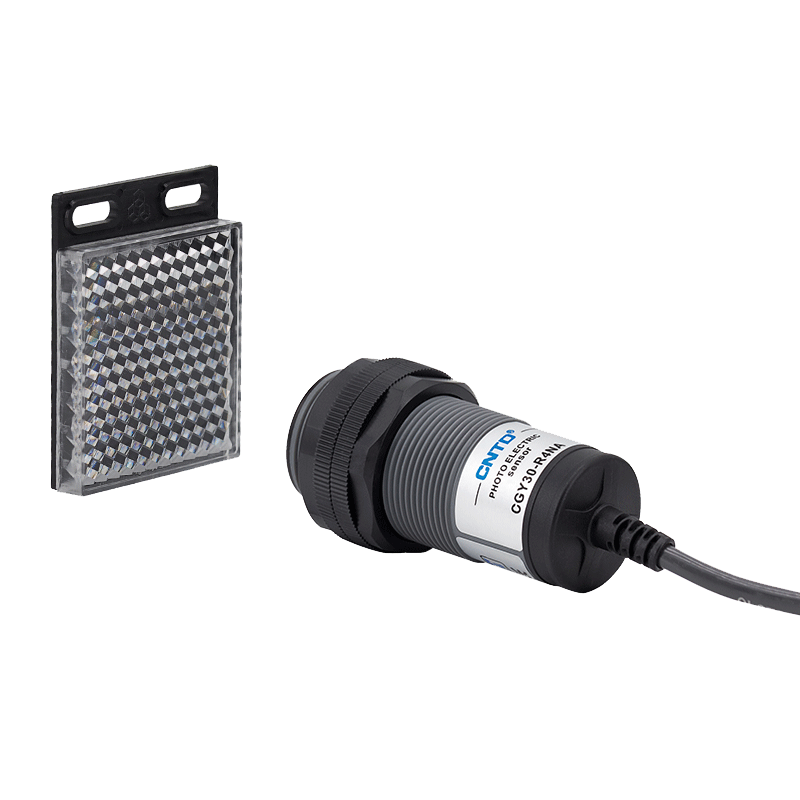CNTD昌得光电开关CGY30-R4NA三线NPN常开M30镜面反射10-30V传感器