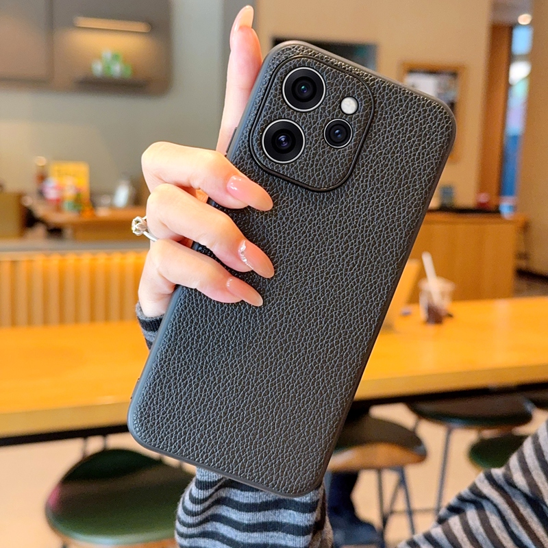 适用opporeno15手机壳肤感荔枝纹高级皮套oppo reno15pro保护套奢华简约个性时尚超薄全包防摔手机套