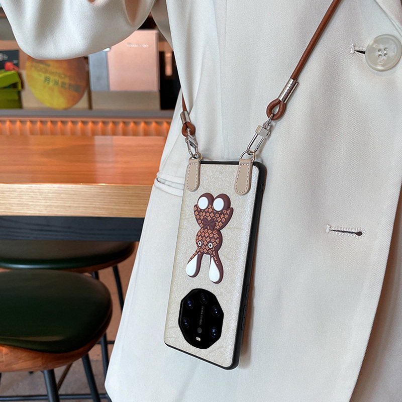 适用华为mate40rs保时捷手机壳Mate70RS斜挎mate30rs老花兔兔mate50rs女款maters全包保护套mate60rs非凡大师