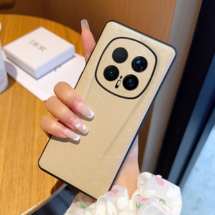 适用荣耀Magic8RSR保时捷手机壳蚕丝纹高级皮套魔术8rsr保护套个性时尚奢华简约超薄全包防摔手机套