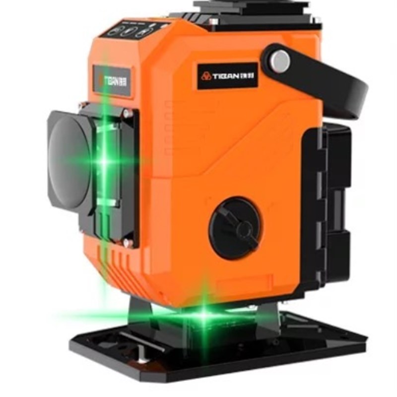 超亮12线水平仪绿光高精度室外贴地强光细线贴墙激光红外线平水仪