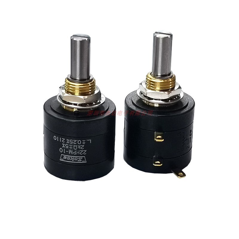 日本SAKAE思博22HP-10 多圈线绕电位器22HPM-10 1K2K 5K 10K 10圈