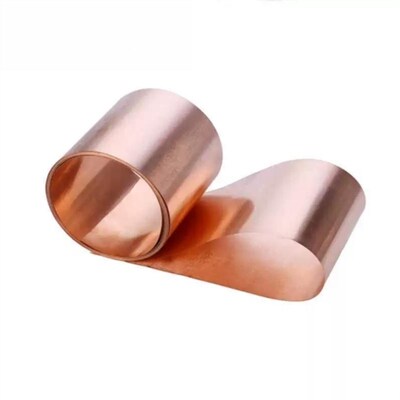 赫钢紫铜铜皮铜片铜箔厚0.1mm*宽200mm长1m