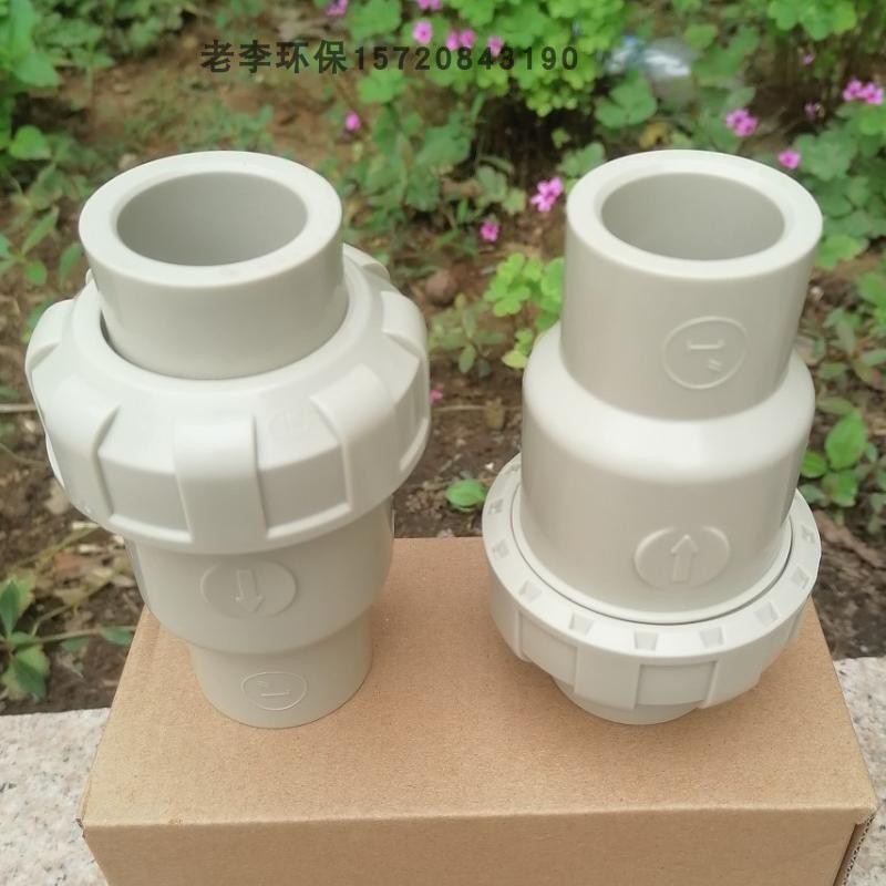 环保DN15/20i/25/32PP/PPH塑料止回阀/单向阀/逆止阀门 止逆阀立