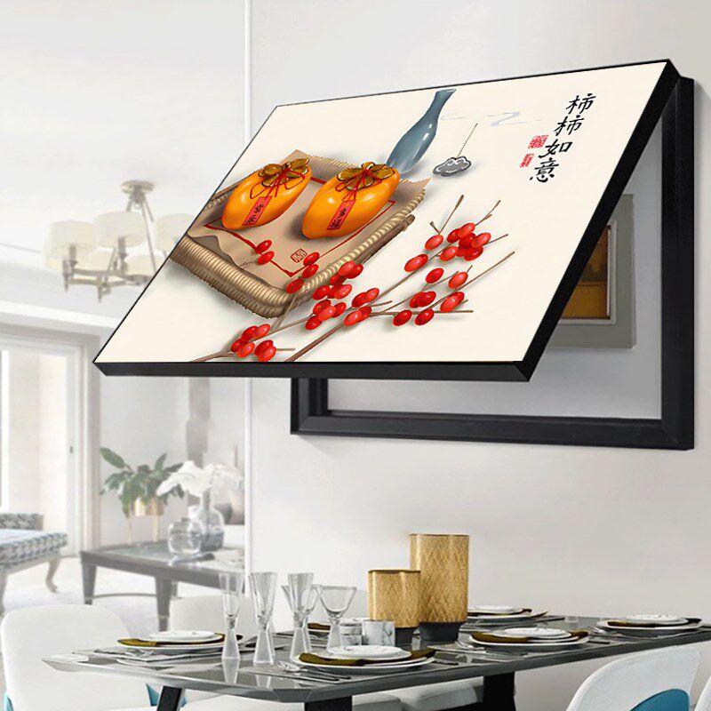 电表箱装饰画客厅电表箱盒遮挡箱盒现代简约配电箱电闸挂画