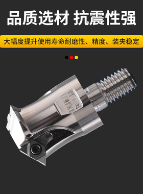 锁牙式TP11/16UID螺纹铣刀头M24/30/36/42/48/56/64数控铣吊环孔