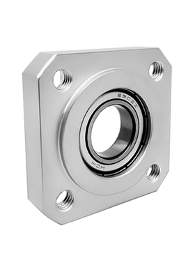 内径17-50方形法兰铝合金轴承座固定座嵌入卡簧 SKH BGSRB BFJ11