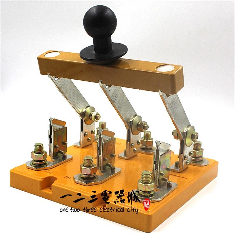 闸刀开关HD11F-400/38刀闸400A 三相三线单投 开启式刀开关加厚铜