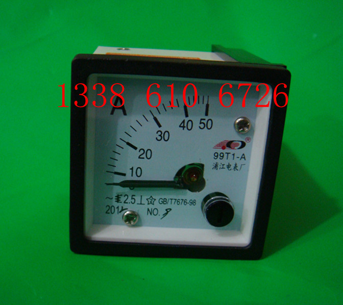 99T1-A   5A 10A  15A20A 30A 50A各种规格直接式交流电流Y表48X4