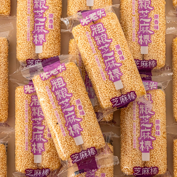 米老头芝麻棒独立包装夹心米果棒粗粮饼干老式点心糕点解馋零食