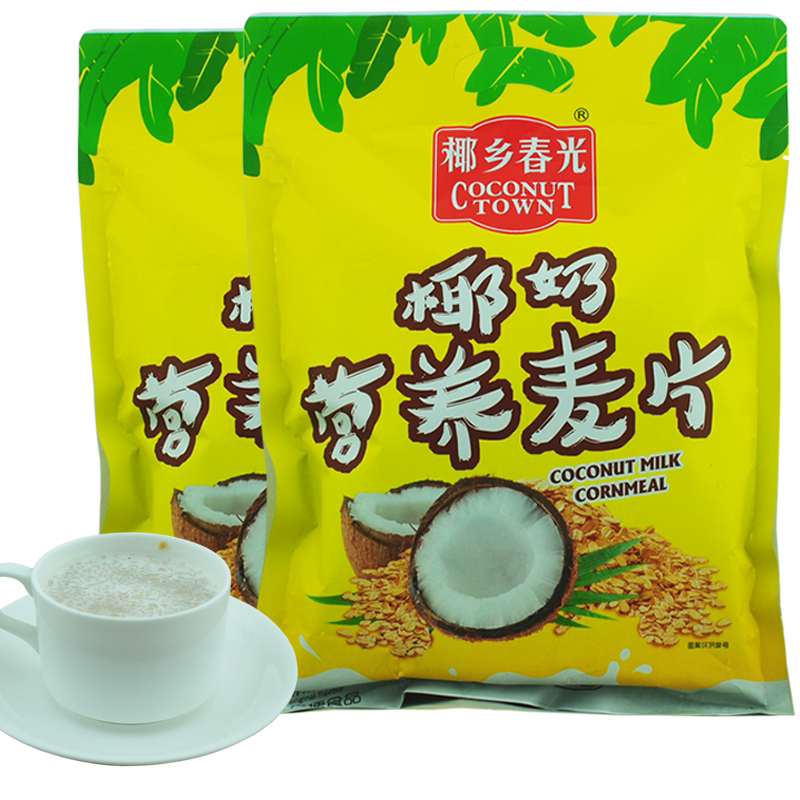 春光海南特产椰奶营养麦片