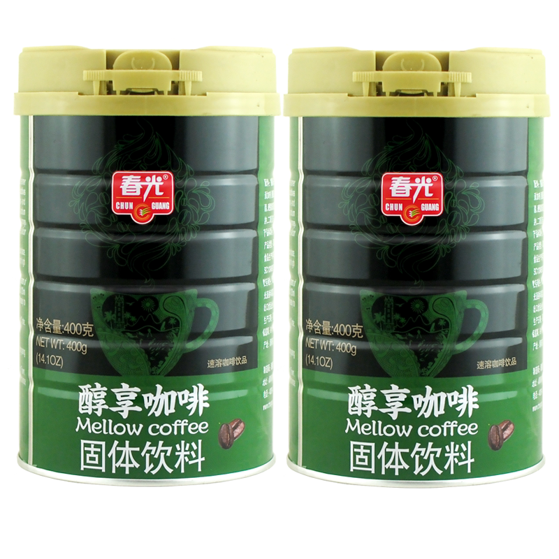 海南特产春光二合一炭烧咖啡粉