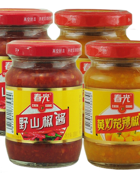 海南特产春光黄灯笼辣椒酱600克