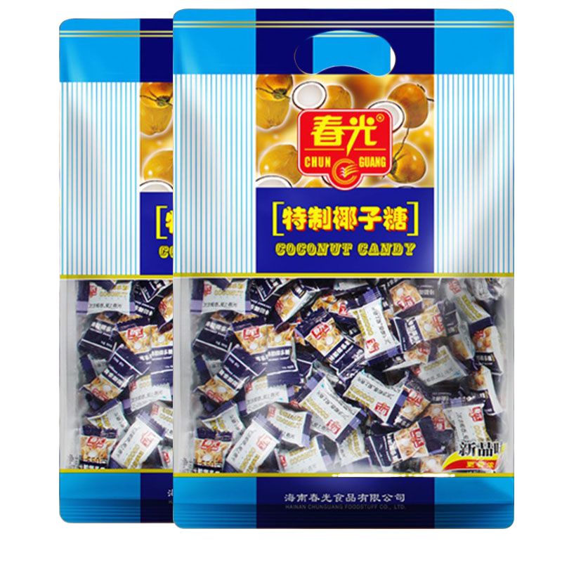海南特产春光特制椰子糖550克