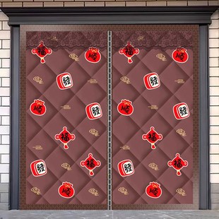 【定制链接】冬季棉门帘家用防风防寒隔断帘保温保暖挡风帘免打孔