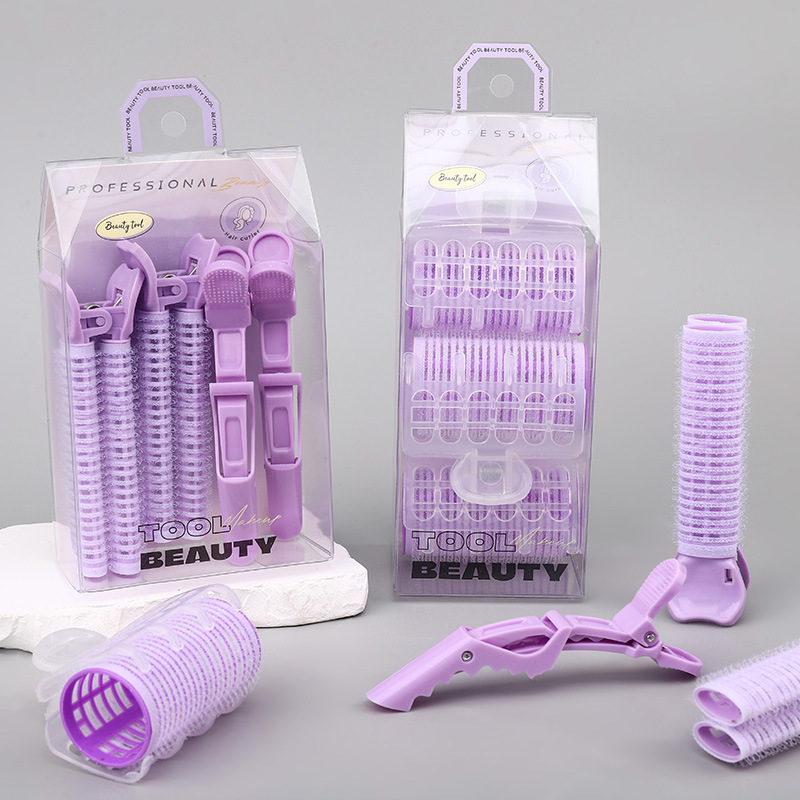 3 self-adhesive magic rolls, air bangs, and curly hair tools