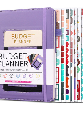 Budget book with expenditure tracking notebook without date