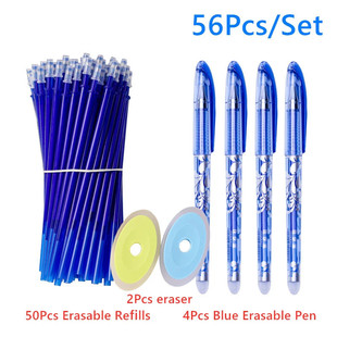 Erasable Gel Pen Set, 2pcs Pen 20 Erased Pen Refill 1 Eraser