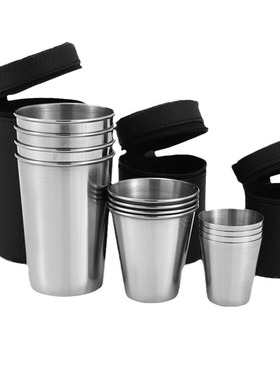 Stainless steel glass outdoor utility Whiskey glass Restaura