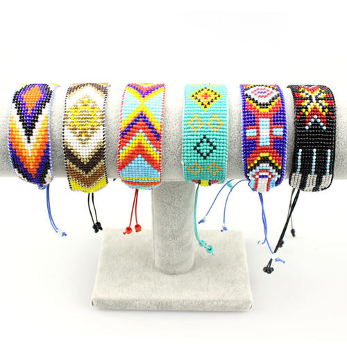 for Women Men Multicolor Seed Beads Bracelets Jewelry Gifts
