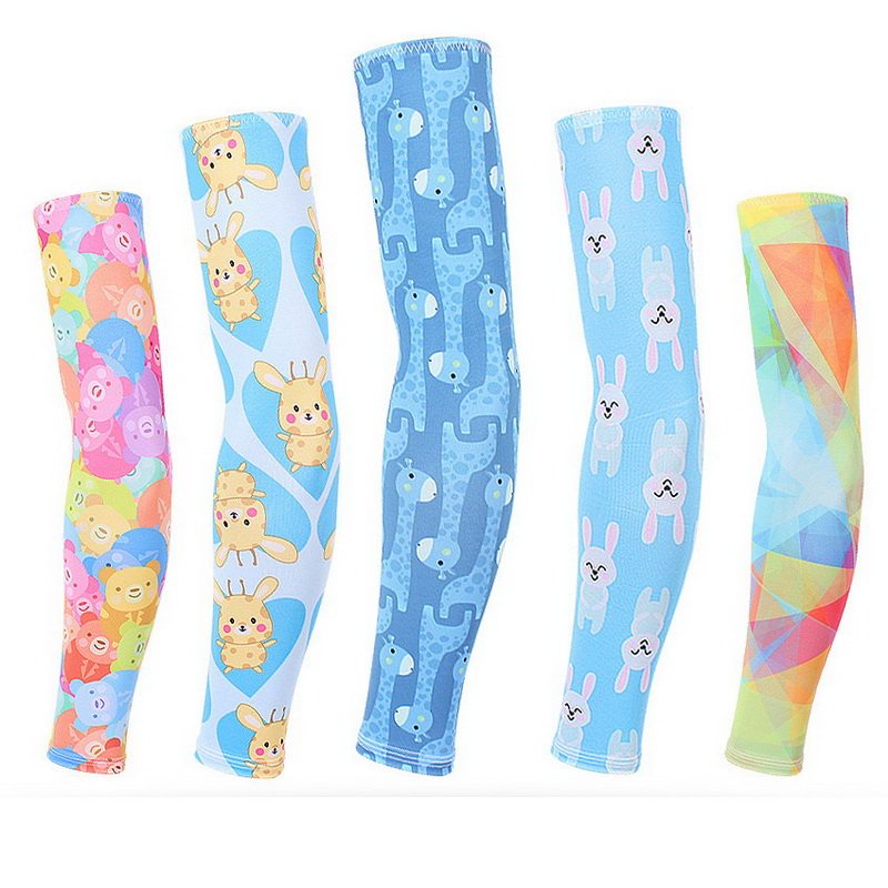 Sun UV Protective Children's Sport cuff Ice Silk Arm Warmer