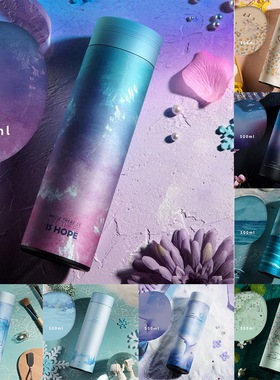 ML Vacuum Flask Tea Mug With Infuser Thermos Travel Coffee