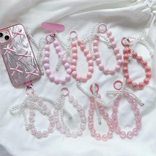 Phone Wrist Strap Safety Chain Rope Portable Charm Keychain