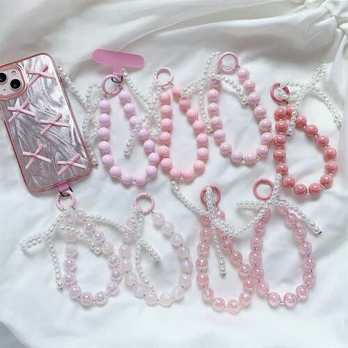 Phone Wrist Strap Safety Chain Rope Portable Charm Keychain