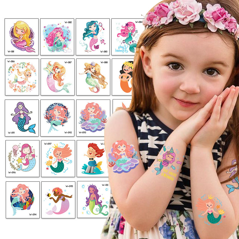 ncess Tattoo Sticker For Girls Body Arms Face Art Tatoo Toys