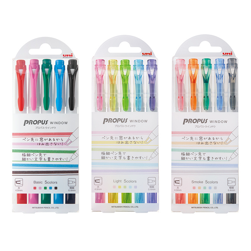 Fluorescent pen color dual head marker pen light color serie
