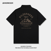 山系风短袖 新款 登山高端商务休闲设计感潮牌翻领 男夏季 冰丝Polo衫