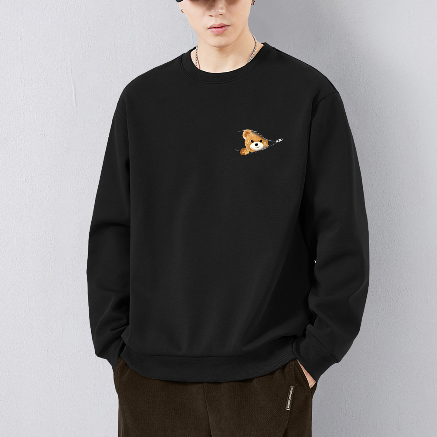 港风潮流秋冬新款美式复古卫衣