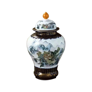 陶瓷酒瓶10斤装景德镇高品质将军罐山村乡韵家用密封酒坛摆件酒壶