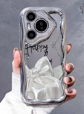 适用opporeno13手机壳女款reno12pro+保护套11全包9pro硅胶8防摔oppo reno7se蝴蝶结软壳6por个性潮5可爱外壳