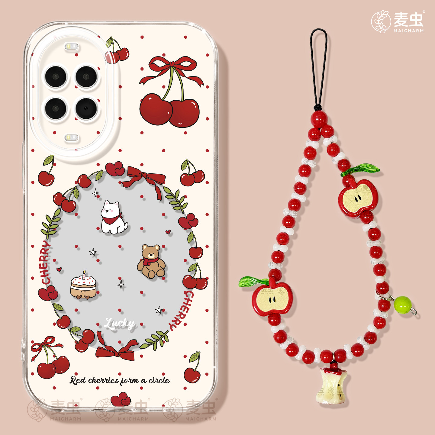 适用华为nova15手机壳女款nova14pro保护套全包novo13硅胶12防摔9高级7se活力版10樱桃11好看ultra软玩偶hi外