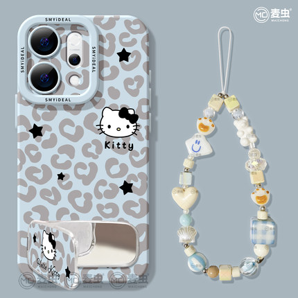 适用opporeno15手机壳女款reno14pro+保护套13全包9pro硅胶8防摔reno7se高级oppo软壳10豹纹11外壳凯蒂12蓝色