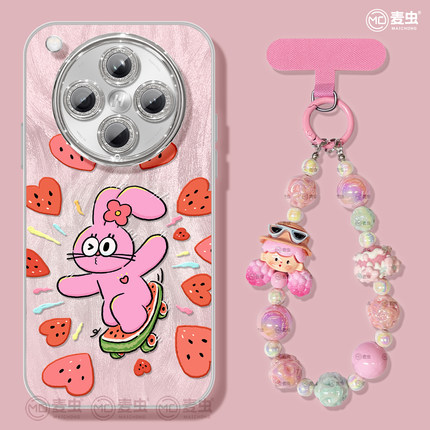 适用oppofindx8s手机壳女款findx9保护套x7硅胶ultra全包s+防摔reno14镜头膜13卜卜兔联名oppo潮pro新款a96软