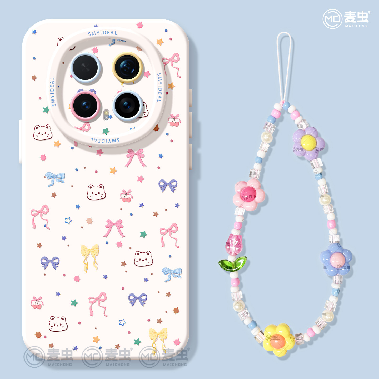 适用荣耀magic8手机壳女款magic7pro保护套新款honor全包防摔magic4至臻6硅胶高级猫5por好看蝴蝶结华为软壳