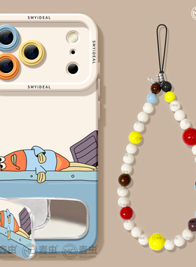 适用苹果17手机壳女款iphone16pro保护套13mini全包14防摔11/12/xs软外壳7plus硅胶8高级15个性se比奇堡潮max