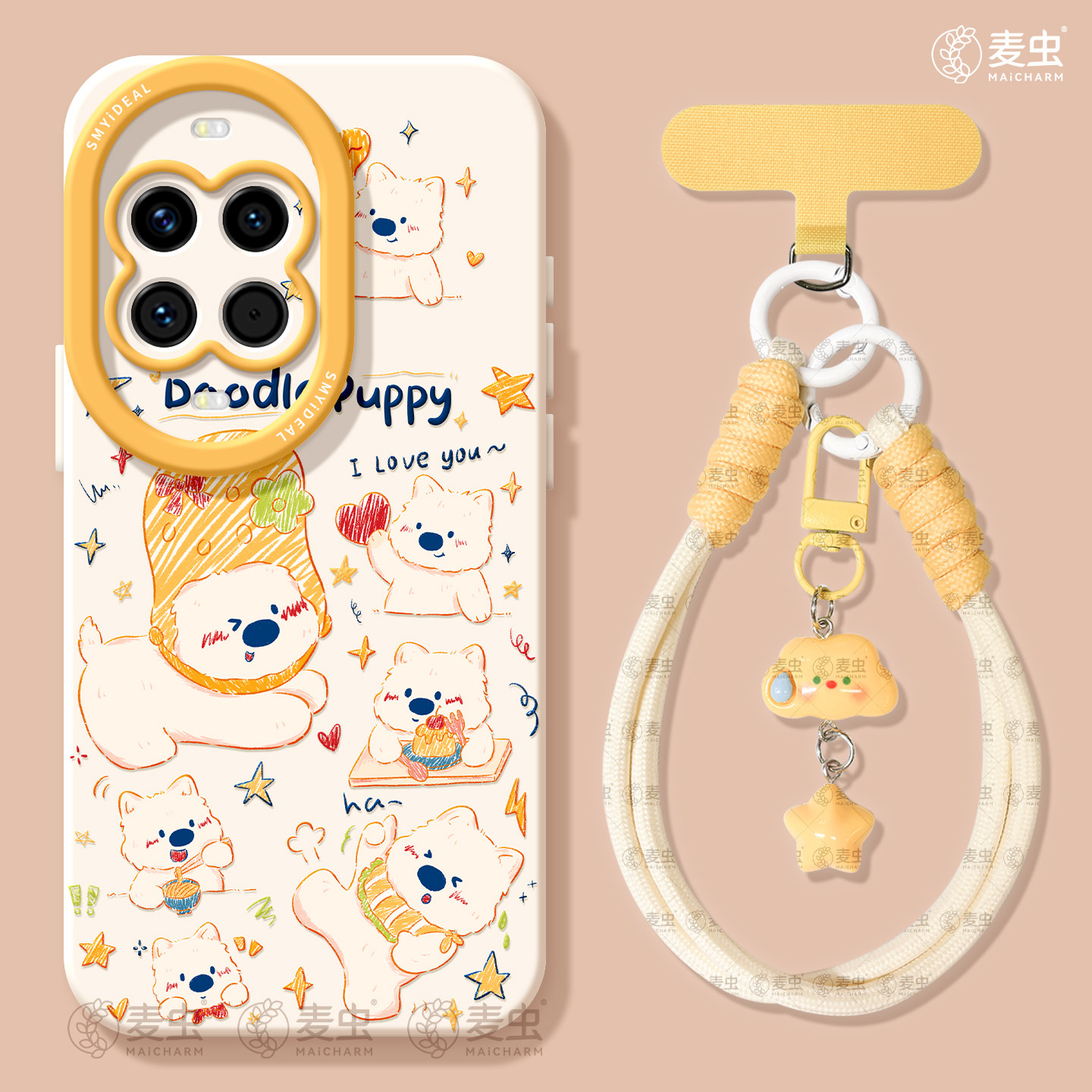 适用华为nova15手机壳女款nova14pro保护套全包novo13硅胶12防摔9高级7se活力版10涂鸦11好看ultra软小狗hi外