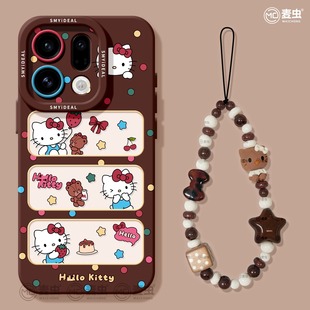 适用oppofindx9手机壳findx7pro保护套硅胶ultra全包防摔x6por高级外壳x5可爱KT猫0pp0小熊x8s pro软壳 新女款