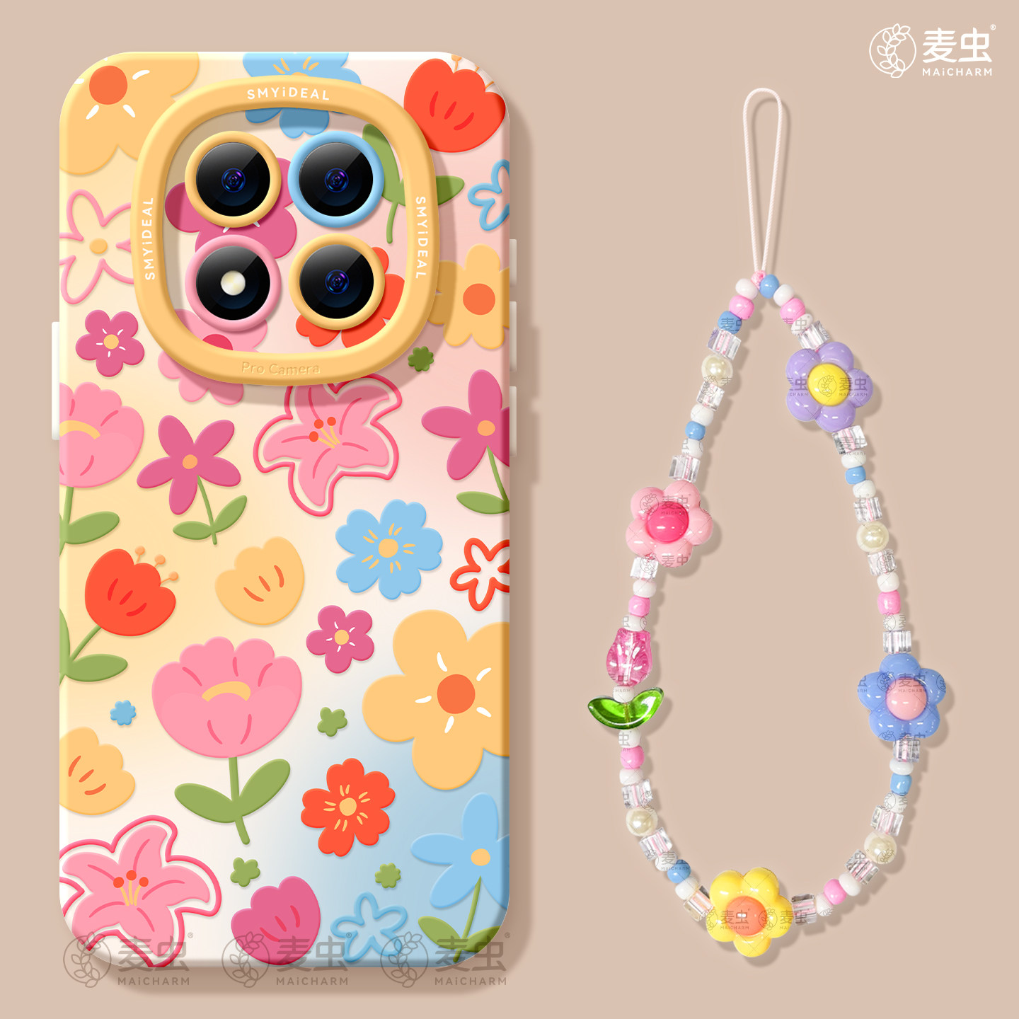 适用红米note15pro手机壳女款note14保护套小米高级note11pro硅胶防摔13por+全包redmi彩色12turbo软好看花朵